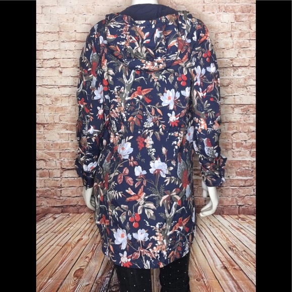 HP 🎉 Columbia | West Bluff Printed Anorak Hooded Jacket - Picture 5 of 6